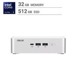 ASUS MINI PC/ NUC 15 PRO+ / Ultra5 225H / メモリー 32GB / SSD 516GB / RNUC15CRSU5083AJ