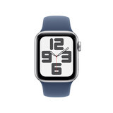 Apple Watch SE(第2世代・GPSモデル)- 40mmシルバーアルミニウムケースとデニムスポーツバンド - S/M Apple Watch SE(第2世代・GPSモデル)- 40mmシルバーアルミニウムケースとデニムスポーツバンド - S/M