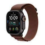 Apple Watch Ultra 4 GPS+Cellular 49mmブラックチタニウムケースとバーガンディアルパインループ - S Apple Watch Ultra 4 GPS+Cellular 49mmブラックチタニウムケースとバーガンディアルパインループ - S