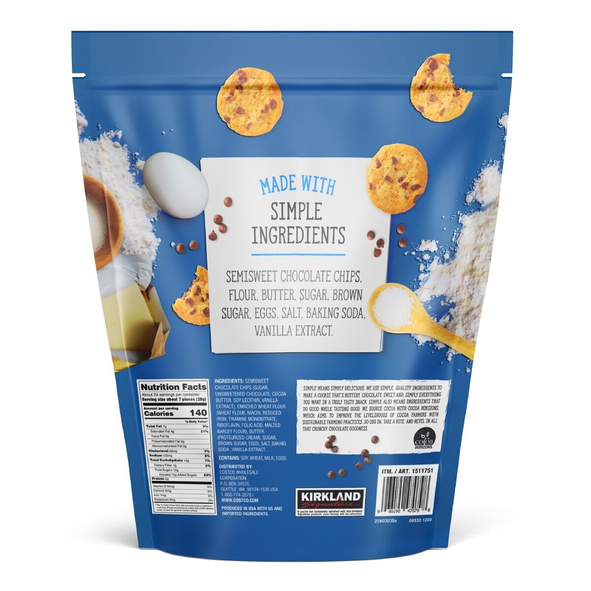 カークランドシグネチャー ミニチョコチップクッキー 680g | Costco Japan