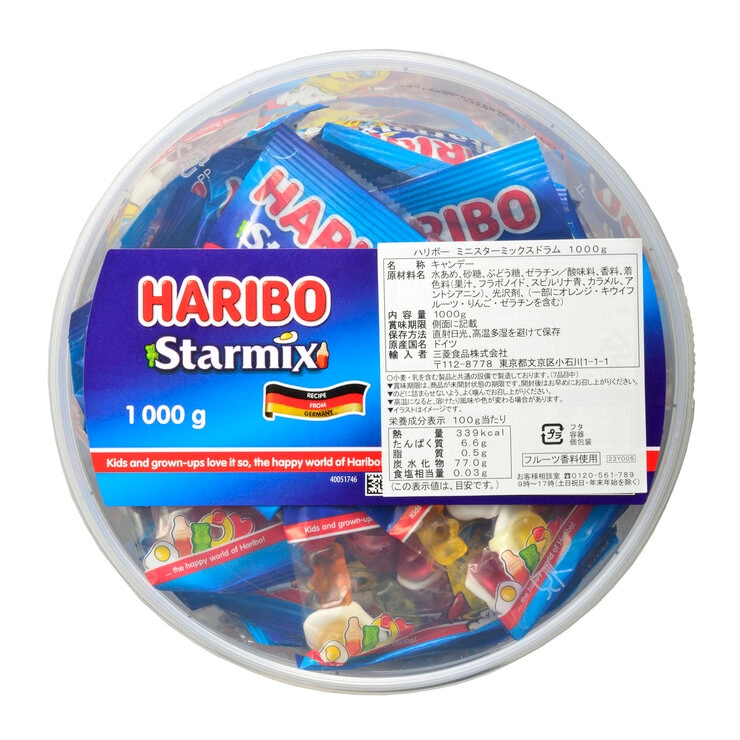 ハリボー スターミックス ドラム 1000g ハリボー スターミックス ドラム 1000g