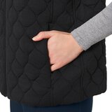 カークランドシグネチャー レディース キルト ベスト　ブラック XL