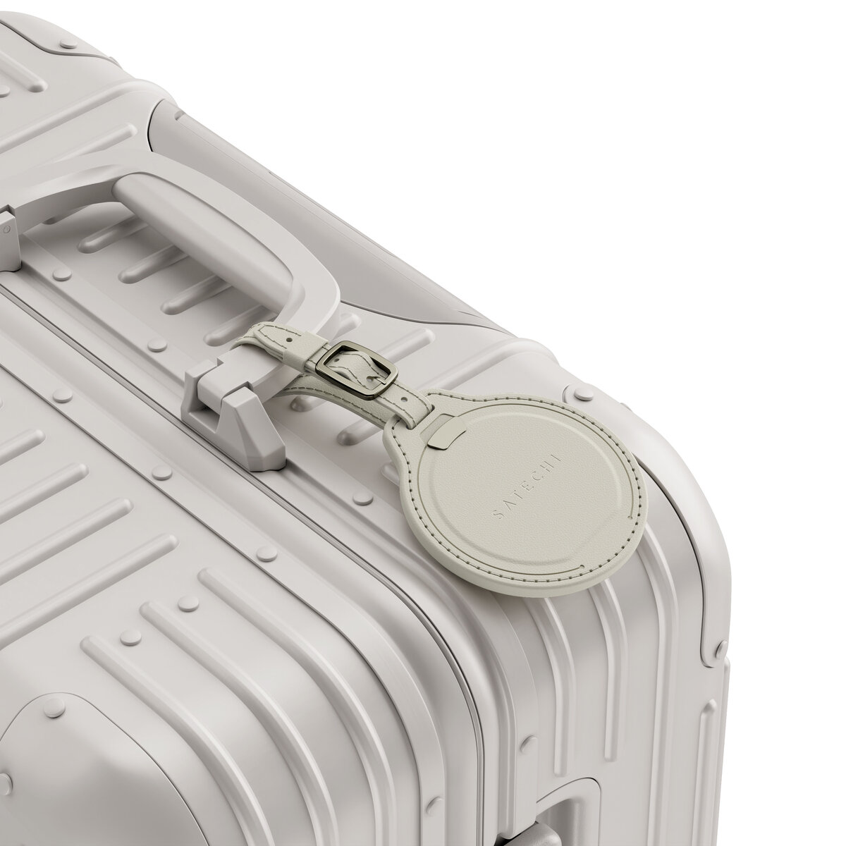 Satechi ヴィーガンレザーFindAll ラゲージタグ [Qi、Qi2、MagSafe対応] / サンド