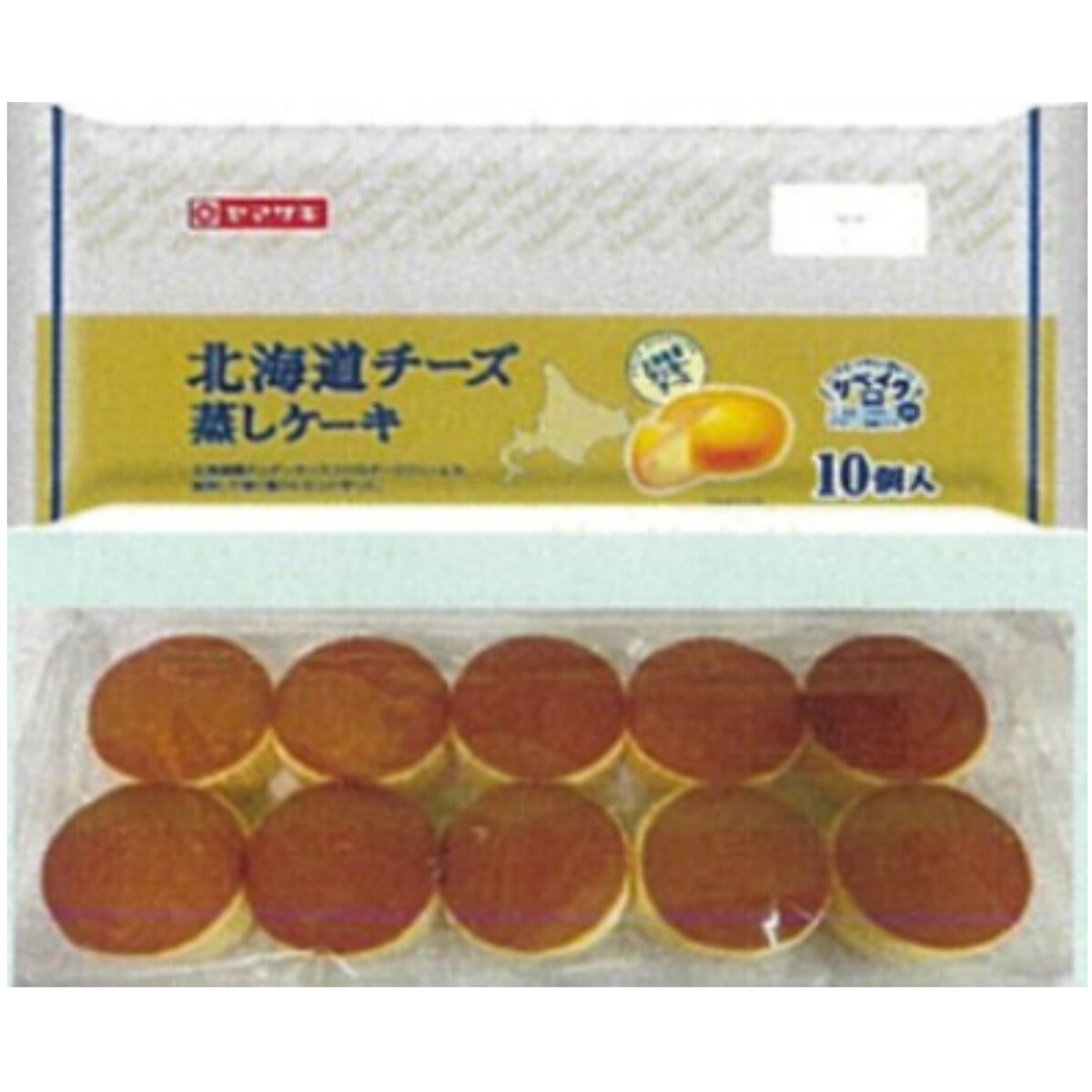 北海道チーズ蒸しケーキ10P