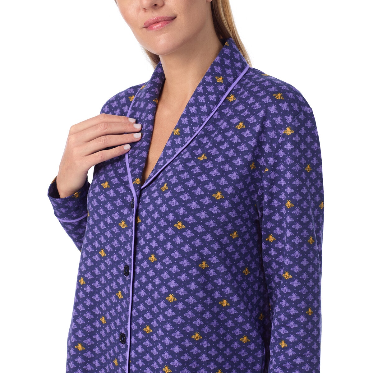 ルームサービス レディース パジャマ パープル L