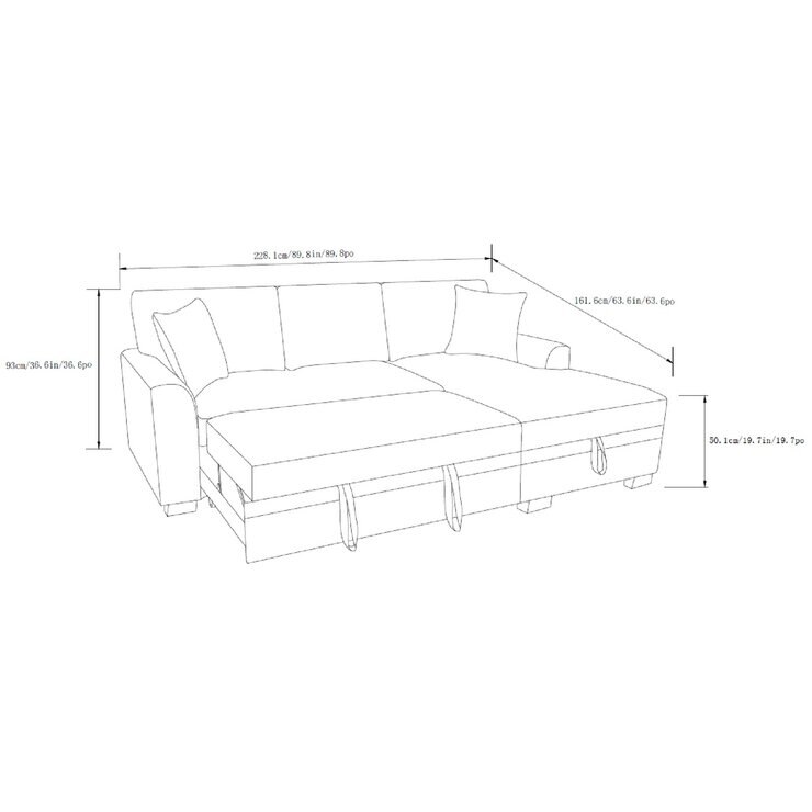 Amaya 布製ソファベッド Amaya 布製ソファベッド