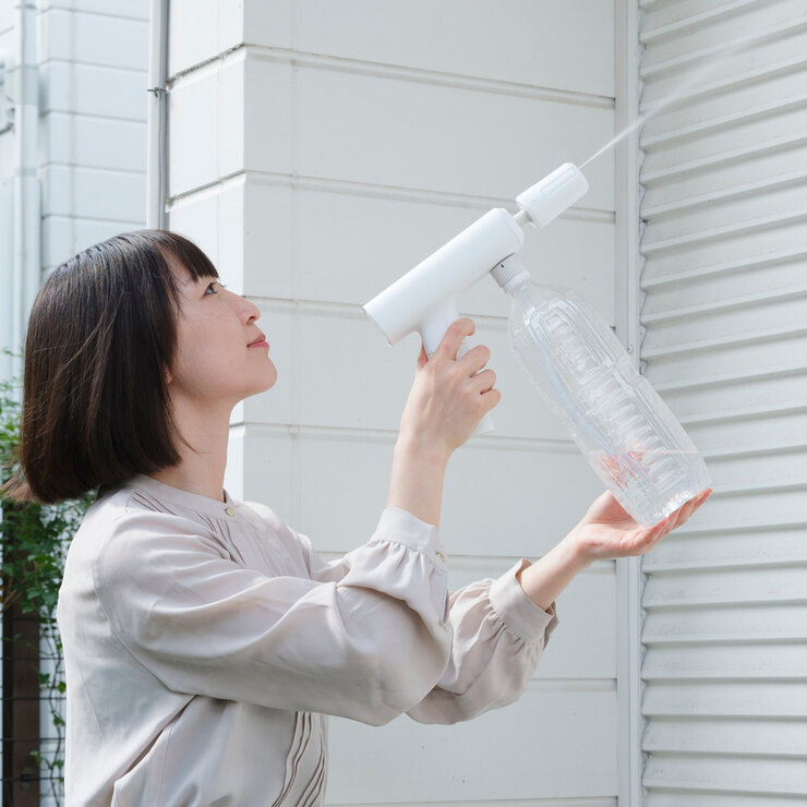 SPICERR ポケッタブル高圧洗浄機 ホワイト SWU-201(WH)