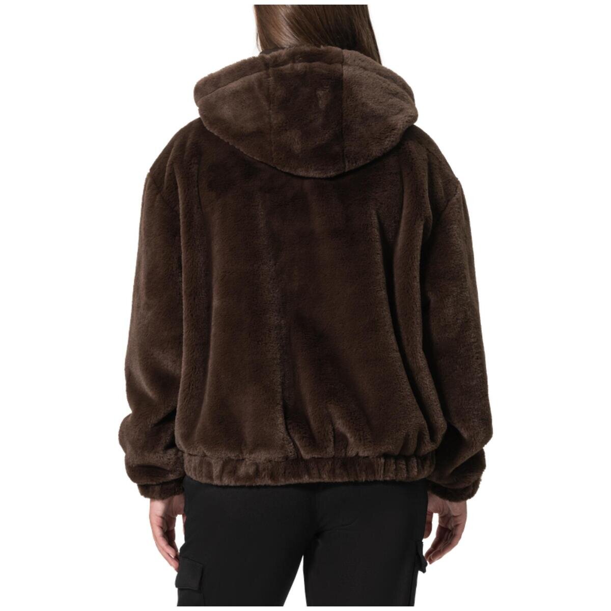 ゴールドネーション フェイクファー ジャケット チョコレートファッジ XL