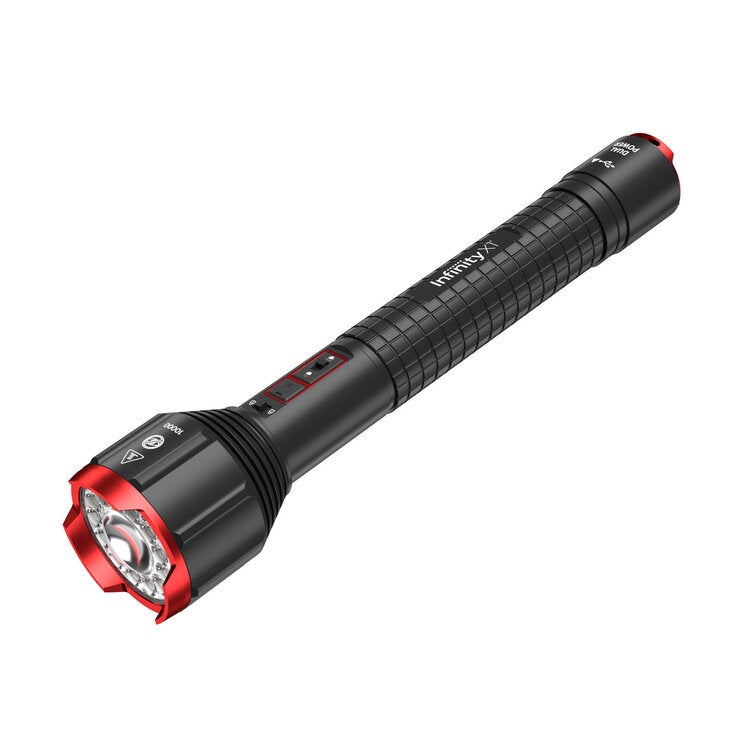 INFINITY LED懐中電灯10000ルーメン 充電式 乾電池使用可