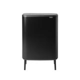 ブラバンシア BoタッチビンHi 60L   タッチ式ごみ箱(脚つき)  マットブラック  130229