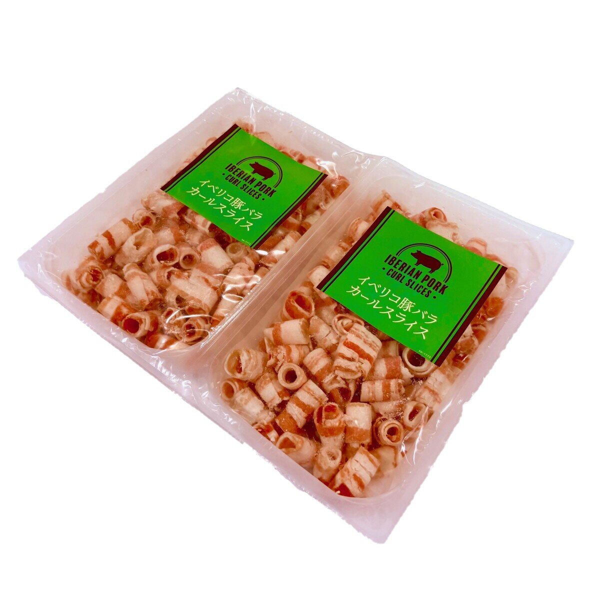 【冷凍】イベリコ豚バラカールスライス 1kg x 2パック