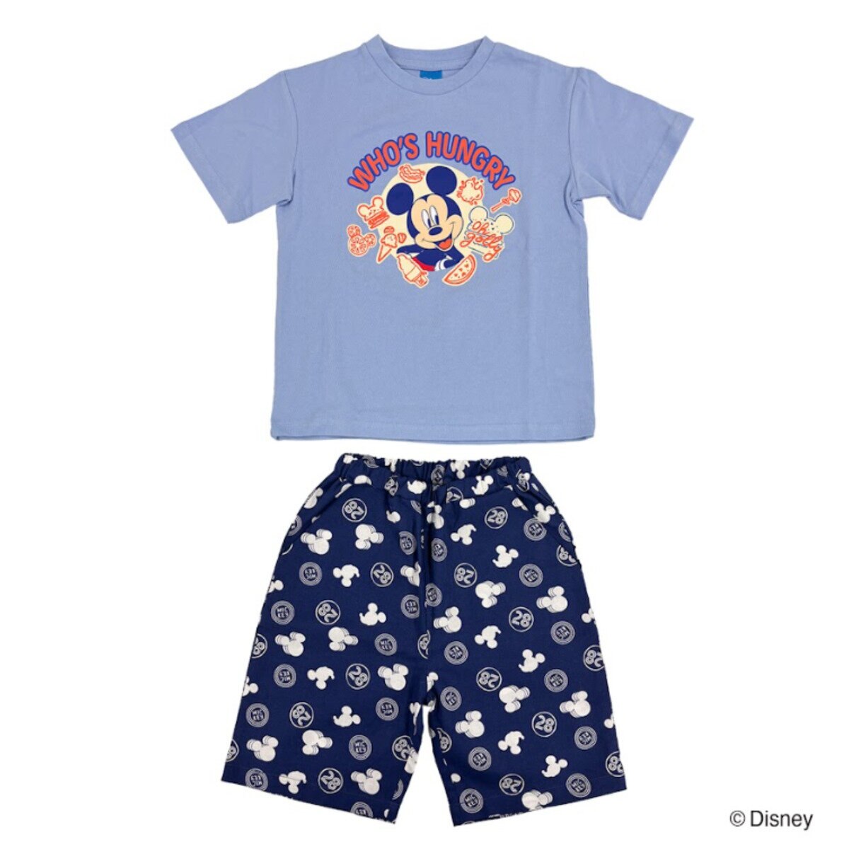 キャラクター キッズ Tシャツ アンド ショーツ 2枚セット / ミッキー 110cm