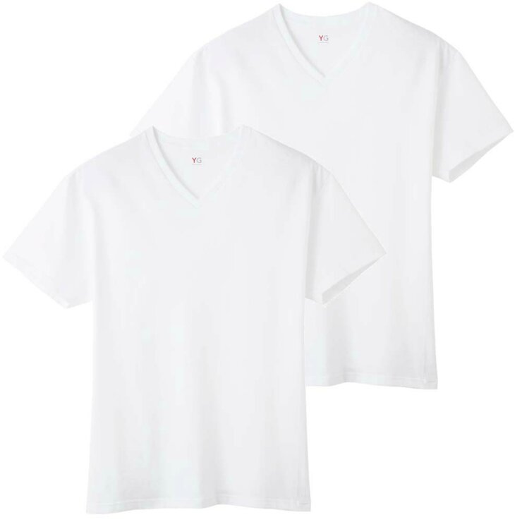 ワイジー メンズ Vネック Tシャツ 2枚組 Costco Japan