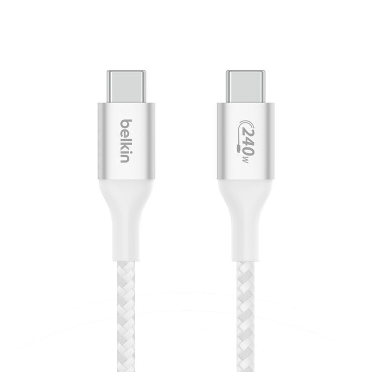 Belkin BoostCharge USB-C ケーブル240W 2m ホワイト CAB015BT2MWH Belkin BoostCharge USB-C ケーブル240W 2m ホワイト CAB015BT2MWH