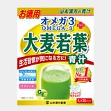 山本漢方 オメガ3＋大麦若葉粉末 4g x 36包 x 3箱