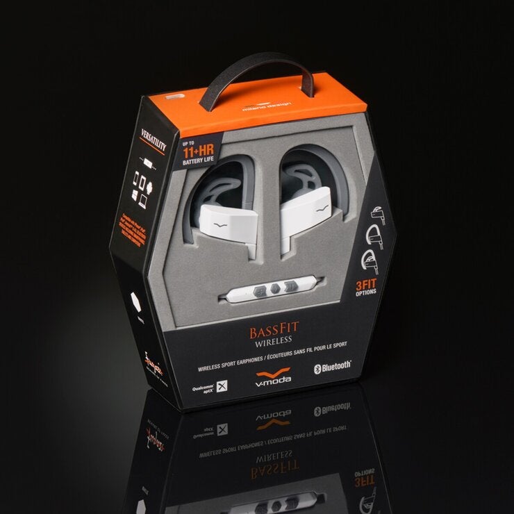 V-Moda Bass Fit Wireless ワイヤレスイヤホン ホワイト VLCT-WHITE V-Moda Bass Fit Wireless ワイヤレスイヤホン ホワイト VLCT-WHITE