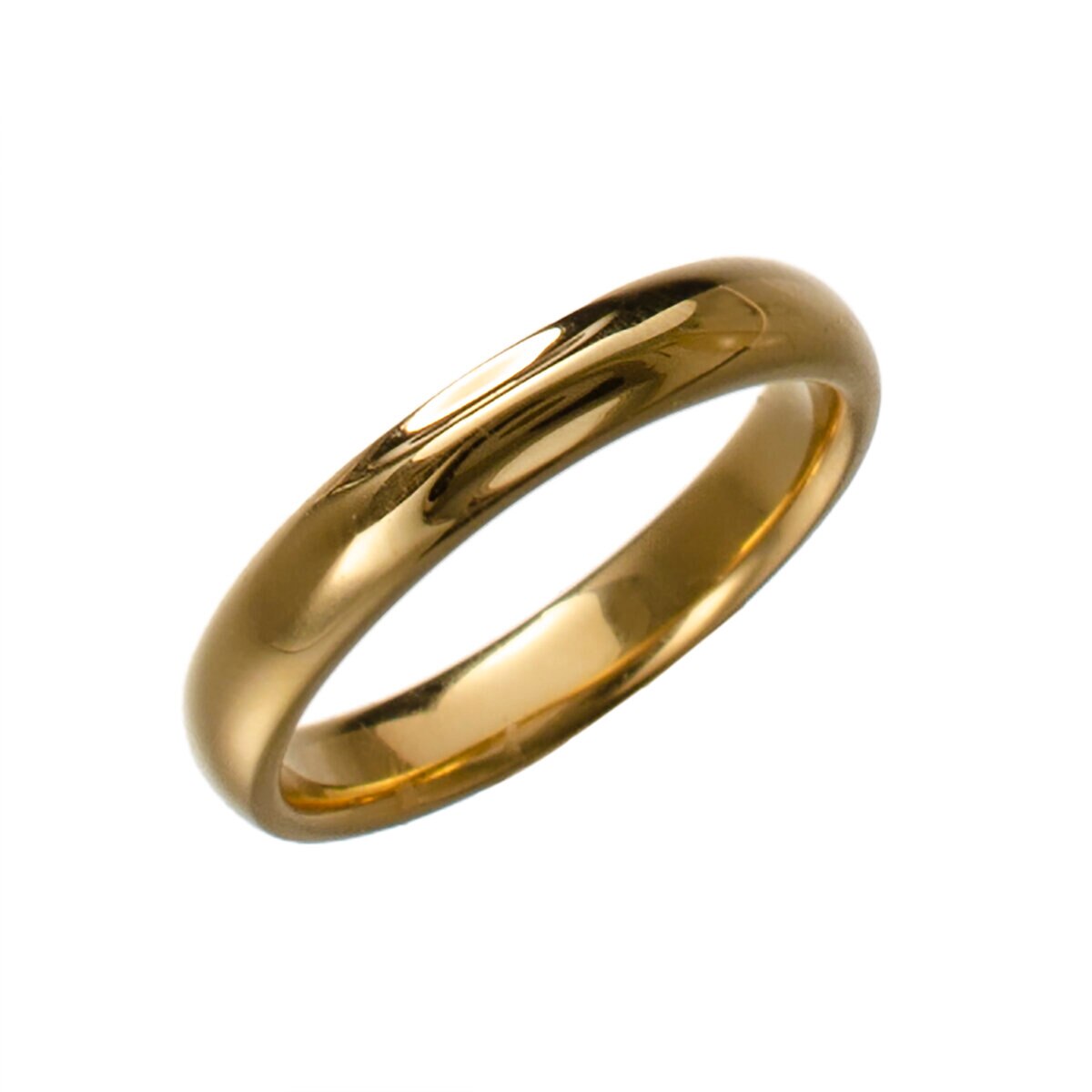 18K イエローゴールド マリッジリング ハーモニー 3mm 幅 日本サイズ：11号 刻印なし