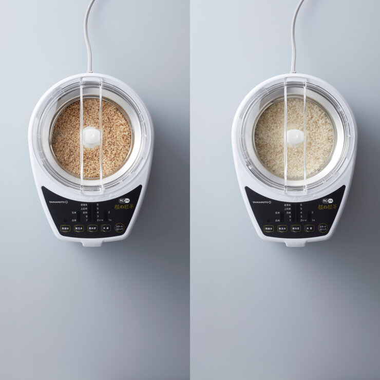 山本電気 家庭用精米機 極め胚芽 2合 YE-RC21A-WH