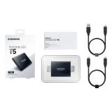SAMSUNG 外付けSSD T5 1TB MU-PA1T0B ブラック