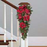 クリスマス スワッグ 高さ約81センチ レッド