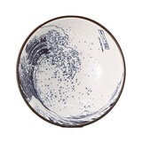 北斎富士 12cm中平碗 美濃焼