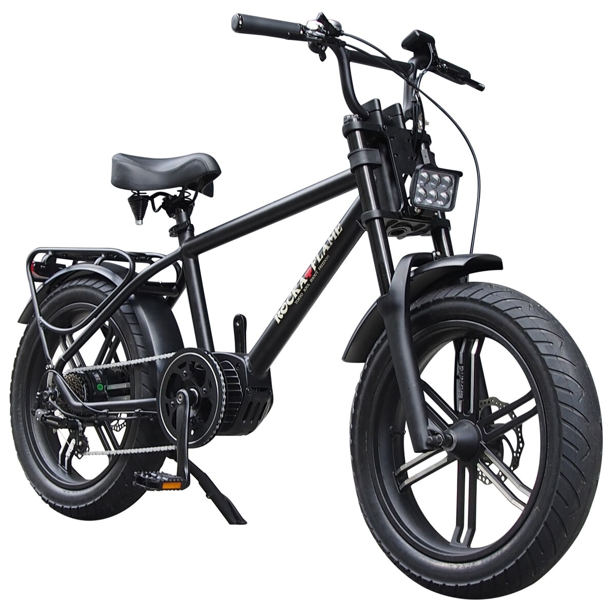 ROCKA FLAME 20インチ 電動アシスト ファットバイク HAYATE マットブラック