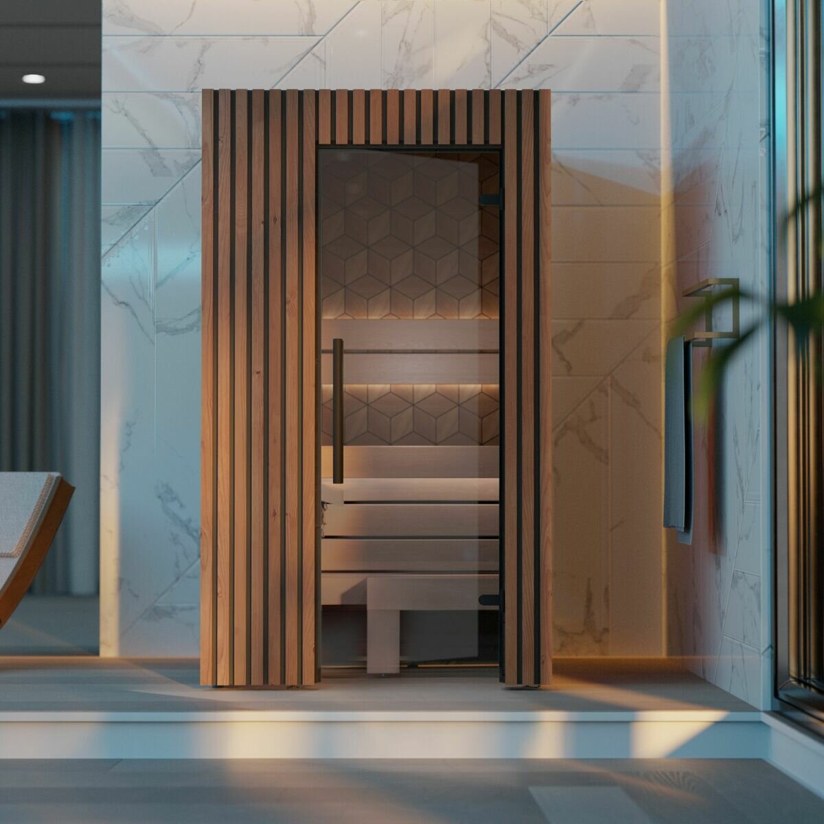 Saunature インドアサウナキャビン Como 1-120