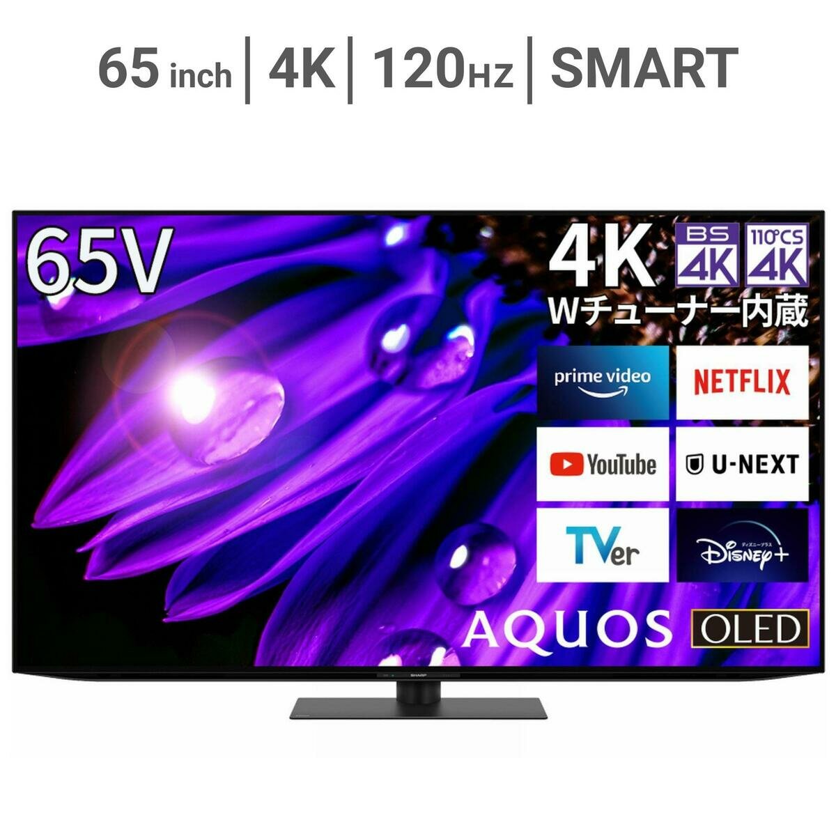 シャープ アクオス 65インチ 4K有機ELテレビ 4T-C65EQ1