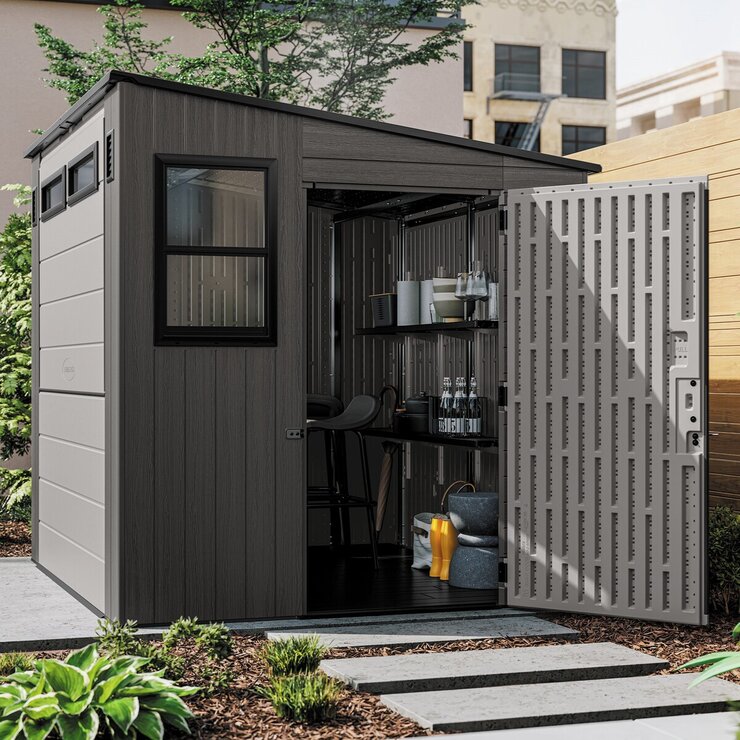 Suncast Cabana バーカウンター付き 屋外物置 Suncast Cabana バーカウンター付き 屋外物置