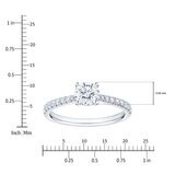 プラチナ 1.00カラット ダイヤモンド リング