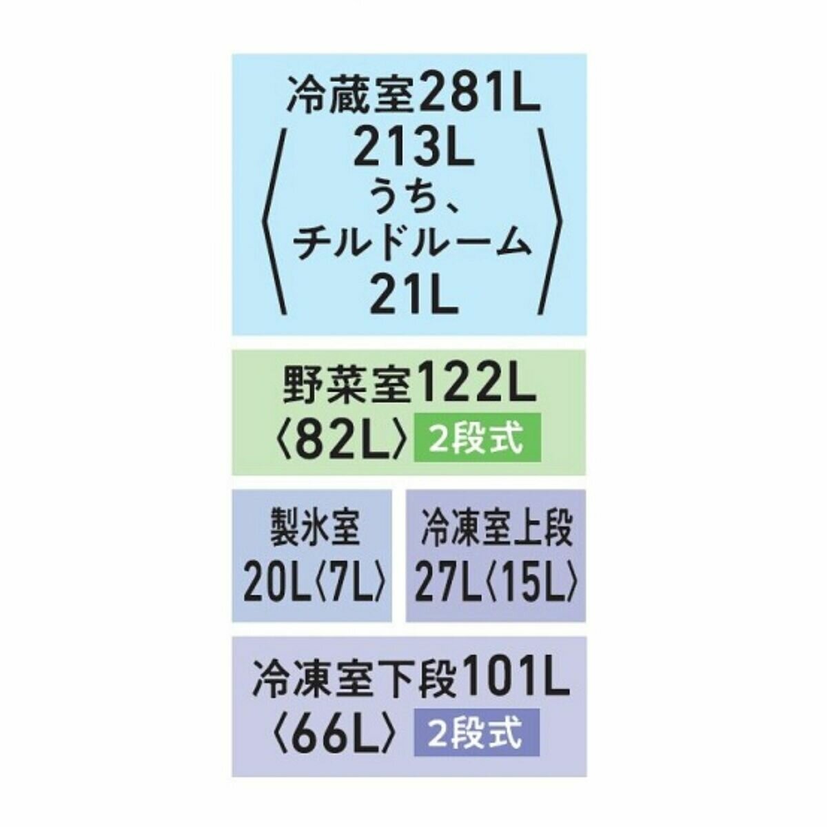 東芝 551L 冷蔵庫 GR-Y550FK EW