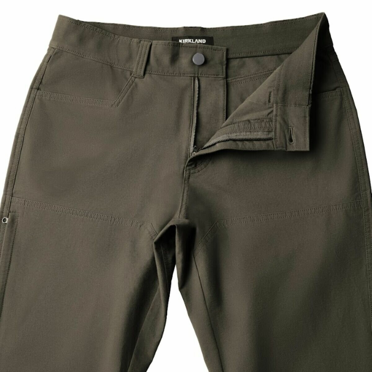 カークランドシグネチャー メンズ ストレッチテックパンツ グリーン ウエスト 30 股下 30