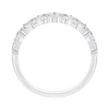 14K ホワイトゴールド 0.70カラット ダイヤモンド リング