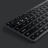 Satechi キーボード (iPadOS/iOS/Mac向け) 英語配列　テンキー無し　スペースグレー