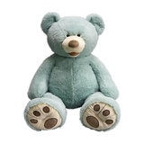 クマのぬいぐるみ 約134cm ライトブルー