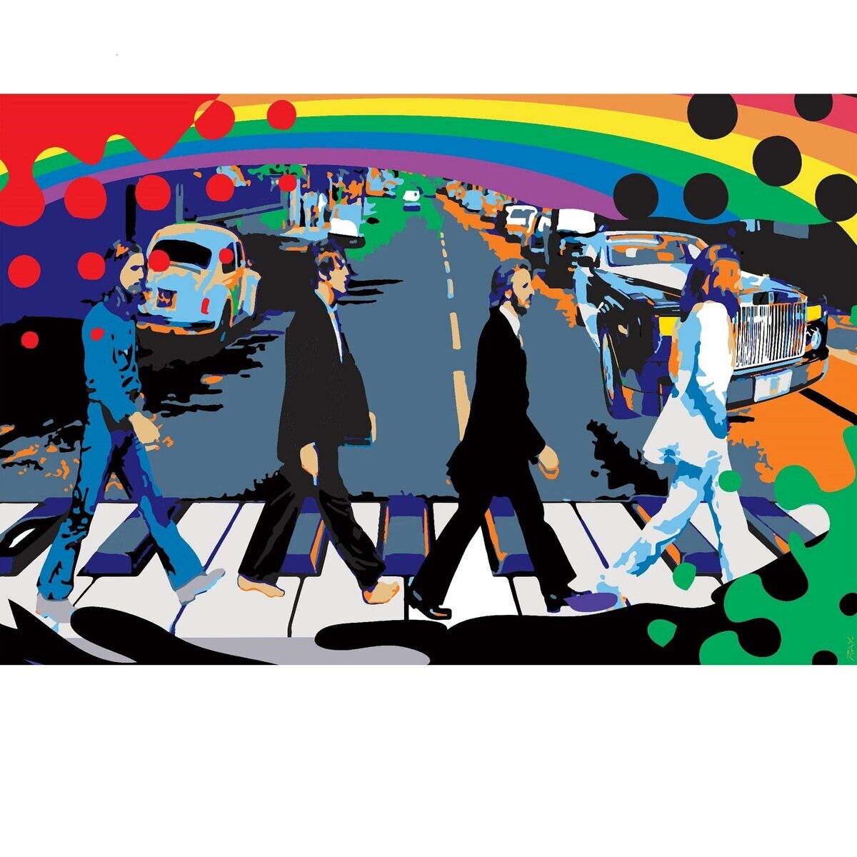 キャンバスアート ~ Rainbow Road ~