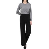 ボニスパックス レディース ワイドパンツ ブラック S