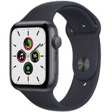 Apple Watch SE GPS 44mm スペースグレー アルミニウムケース ミッドナイトスポーツバンド