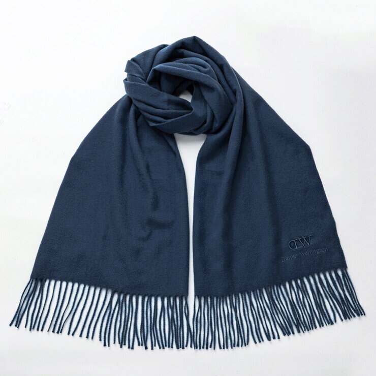 ダニエルウェリントン ストール 180cmｘ60cm ネイビー