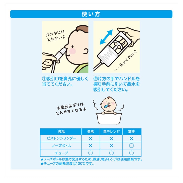 Chiboji 鼻水吸引器 & ベビーミストセット Chiboji 鼻水吸引器 & ベビーミストセット