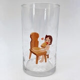 三郷陶器 アルプスの少女ハイジ ガラスタンブラー 250ml 山小屋の食事