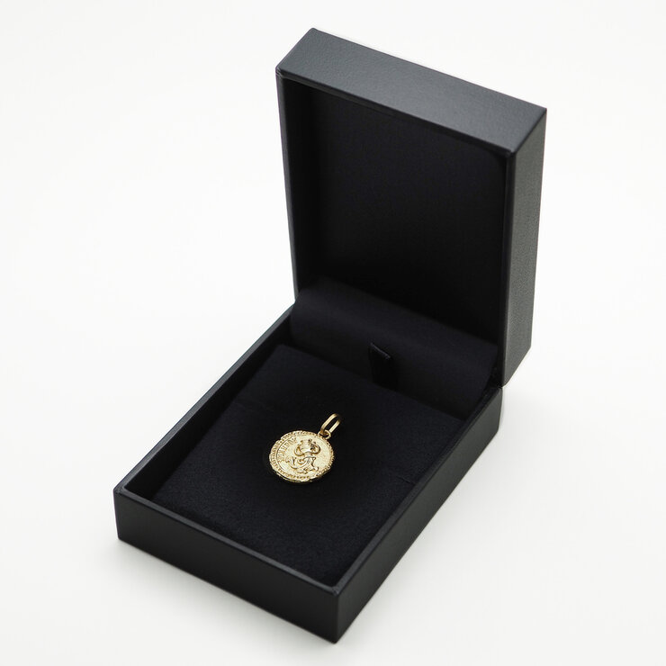 18Kイエローゴールド 星座ペンダントトップ みずがめ座