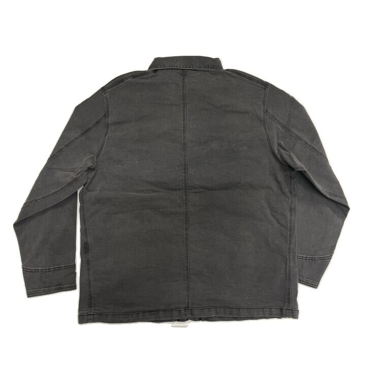 ヘインズ BIG SIZE ストレッチデニムカバーオール / ブラック / 3L ヘインズ BIG SIZE ストレッチデニムカバーオール / ブラック / 3L