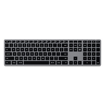 Satechi キーボード (iPadOS/iOS/Mac向け) 英語配列 テンキー有り スペースグレー