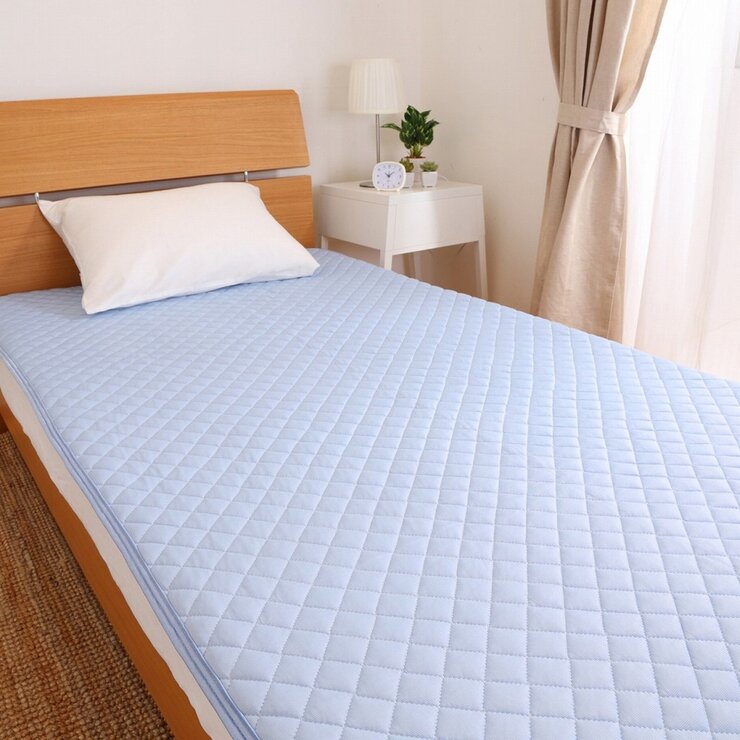 昭和西川 冷感敷パッド 2枚セット 100cm x 205cm