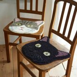 スミノエ チェアパッド ネコカオ クロ | Costco Japan