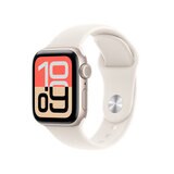 Apple Watch SE 3 Cellular 40mmスターライトアルミニウムケースとスターライトスポーツバンド - S/M
