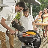 Weber 57cm Compact Kettle Charcoal Grill with Thermometer