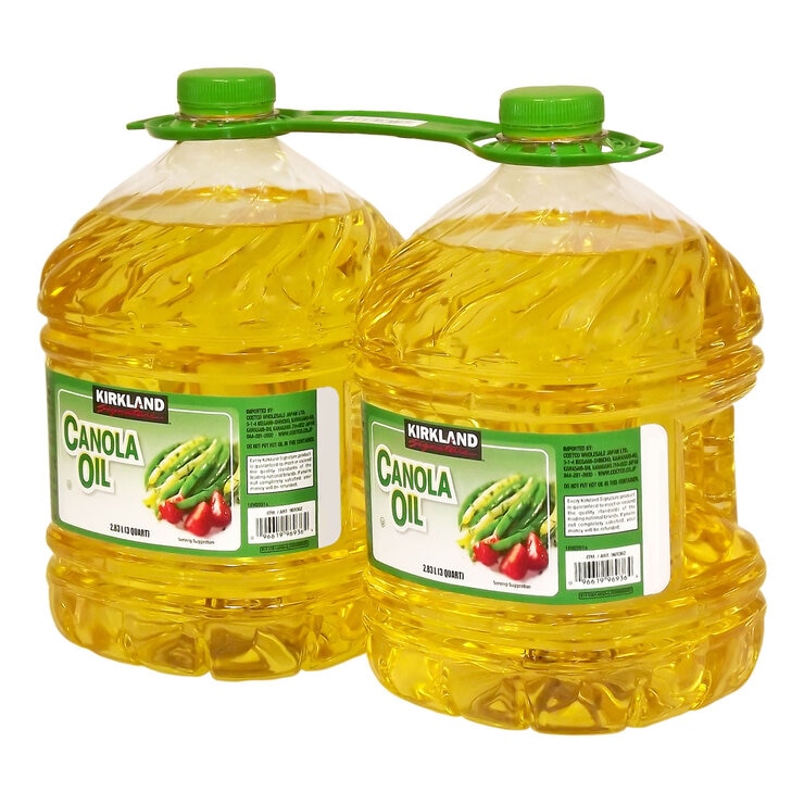 カークランドシグネチャー キャノーラオイル 2.6kg x 2