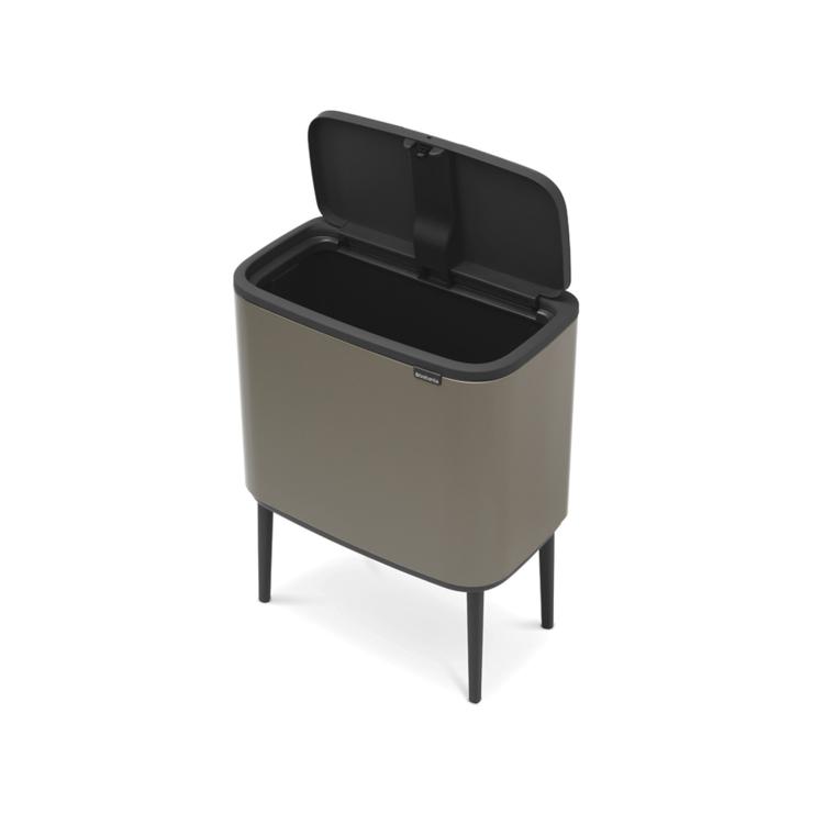 ブラバンシア Boタッチビン 36L タッチ式ごみ箱(脚つき) プラチナ 315787